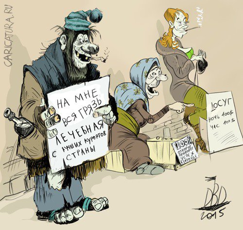 Бомж карикатура