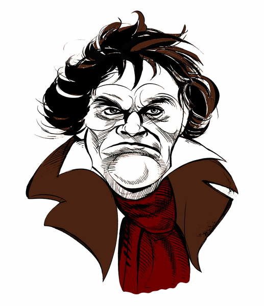 Бетховен карикатура