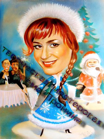 Карикатуры Снегурочки