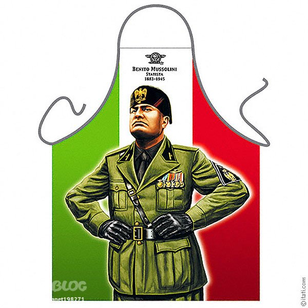 Бенито Муссолини карикатура