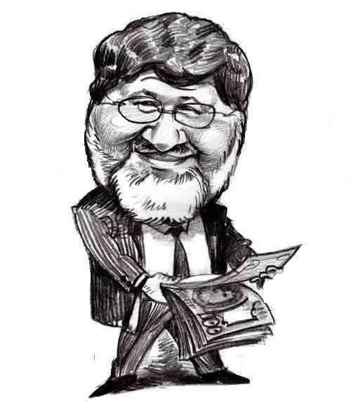 Коломойский и Зеленский шаржи