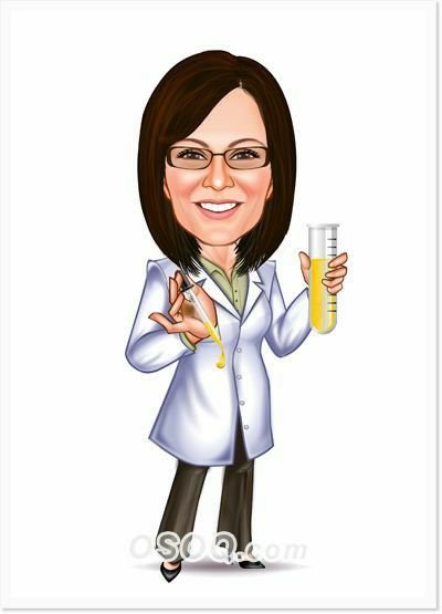 Шарж врач женщина