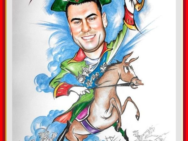 Шаржи Михаил Адоевцев