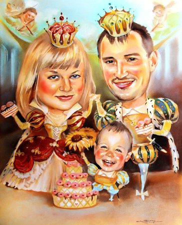 Шарж Королева