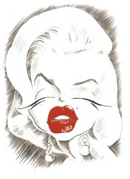 Сатирический портрет Мэрилин Монро