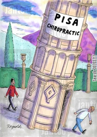 Пизанская башня карикатура