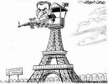 Эйфелева башня карикатура