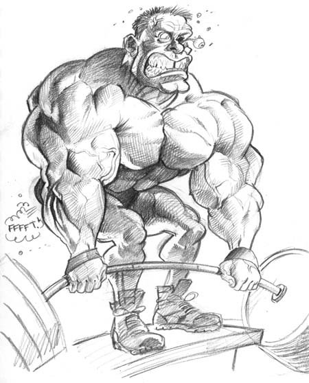 Шарж бодибилдер (46 фото)