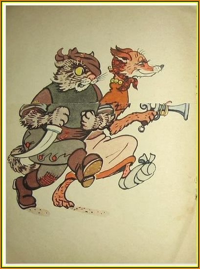 Лиса Алиса и кот Базилио сказка