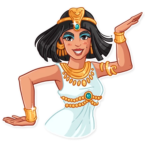 Стикеры Клеопатра телеграмм