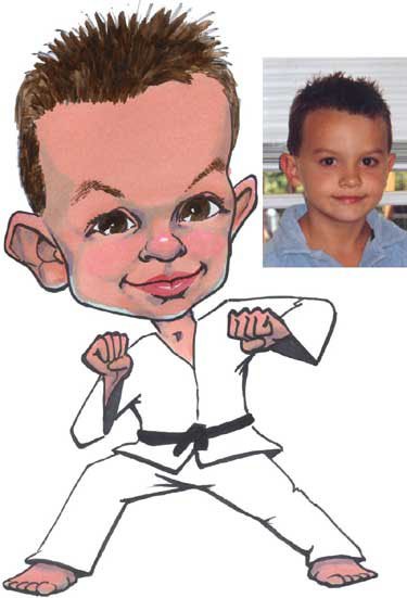 Шарж дзюдоист