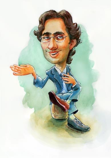 Шарж профессор