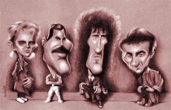 Шаржи на группу куин