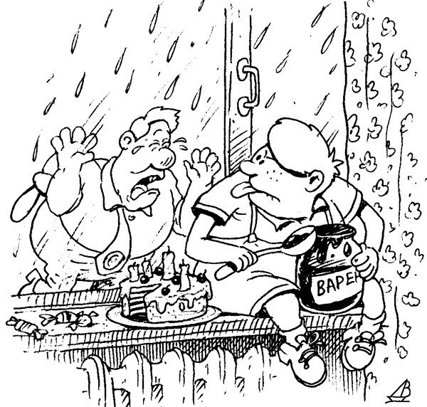 Карлсон карикатура