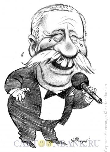 Леонид Якубович шарж