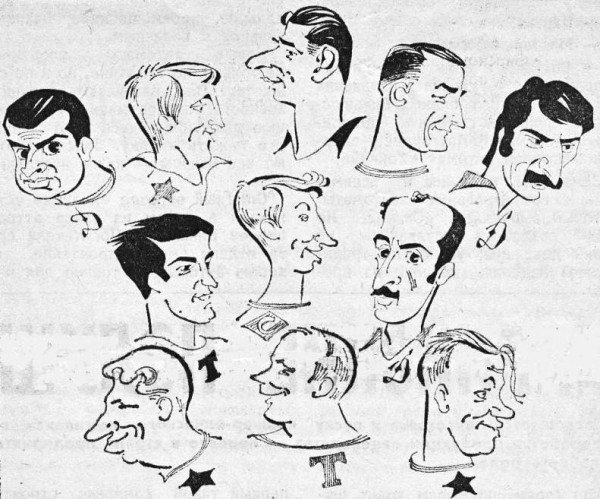 Советские дружеские шаржи