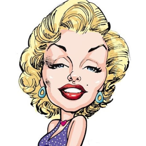 Шарж Мерлин Монро