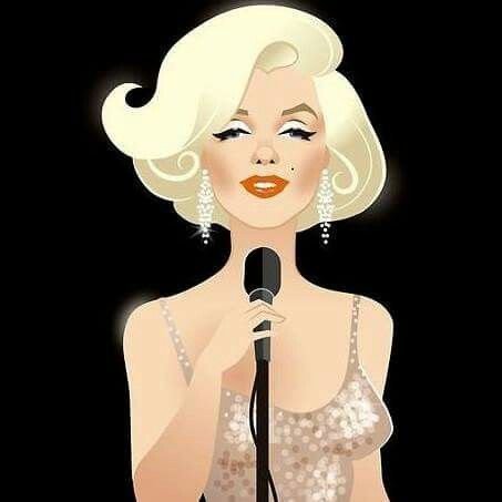 Шарж Мэрилин Монро