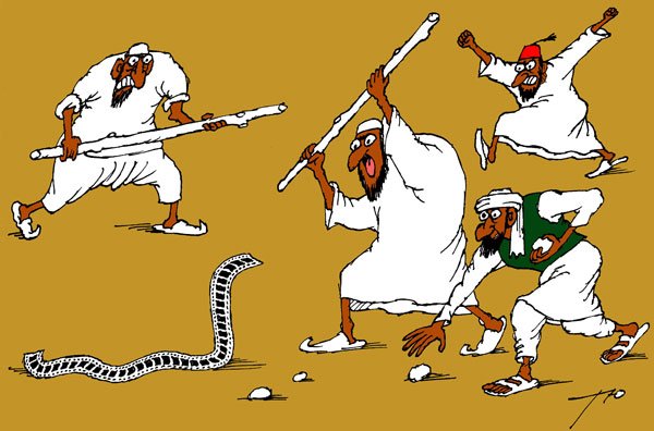 Исламские террористы карикатура