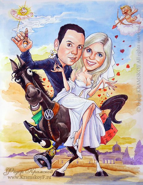 Шарж Виталия Милонова