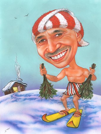 Шарж в трусах