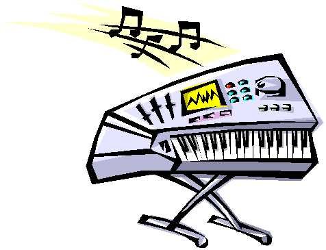 Синтезатор нарисованный