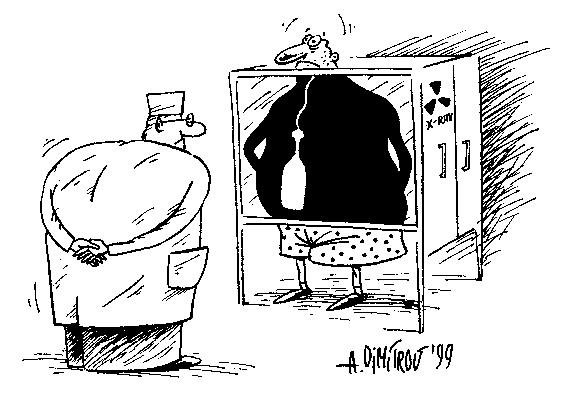 Карикатуры на рентгенологов