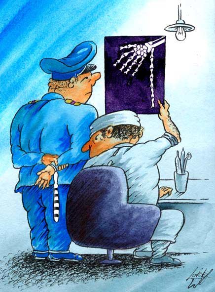 Карикатуры на рентгенологов