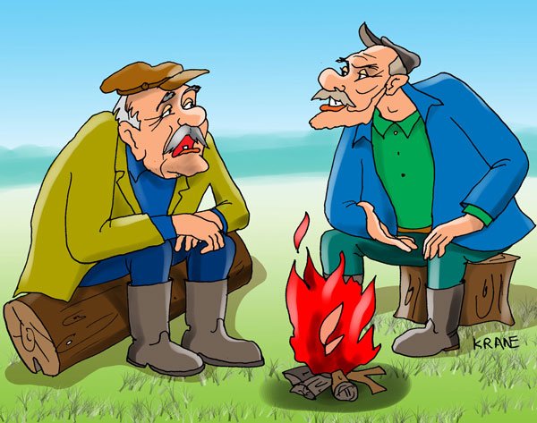 Дедушка карикатура