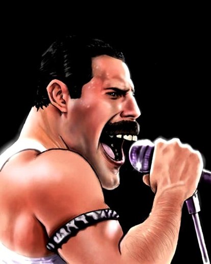 Фредди Меркьюри шарж