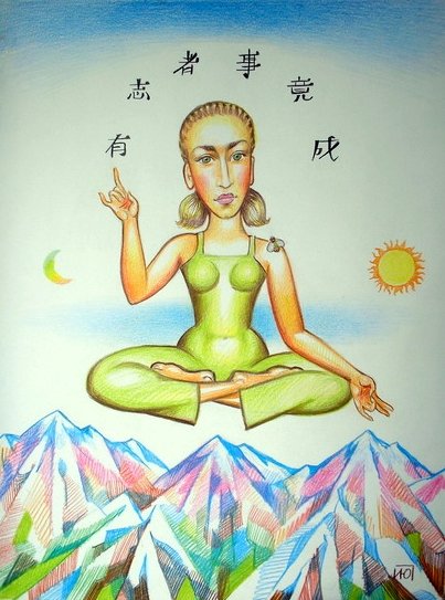 Йог карикатура