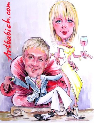 Дружеский шарж к 8 марта