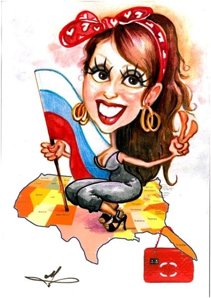 Шаржи Клары Новиковой