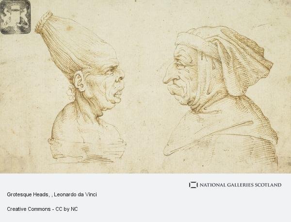 Леонардо да Винчи Графика гротеск