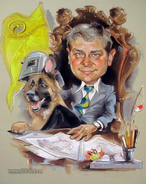 Шарж на море