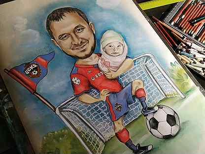 Шарж болельщик Спартака