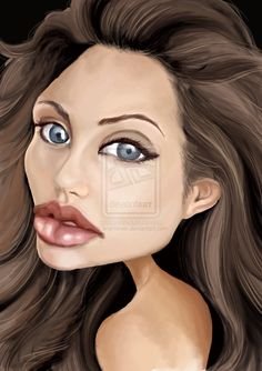 Шаржи на известных женщин