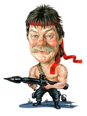 Карикатура маркером