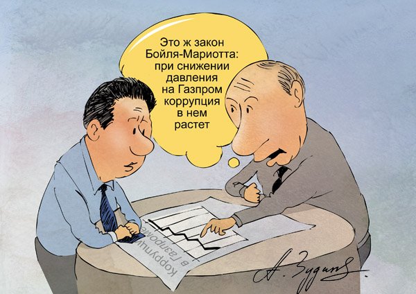 Газпром карикатура