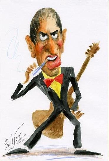 Адриано Челентано рисунок