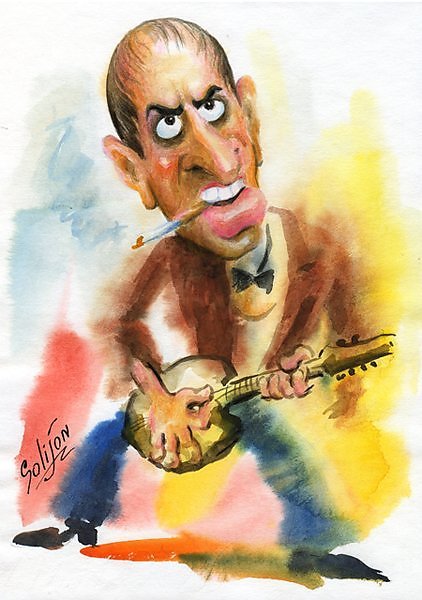 Адриано Челентано шарж