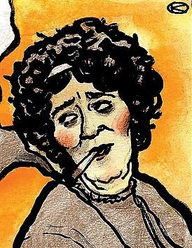 Фаина Раневская карикатура