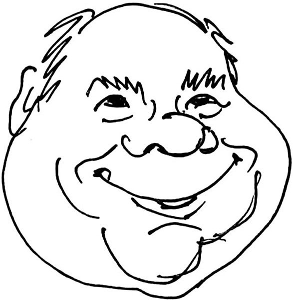 Евгений Леонов шарж