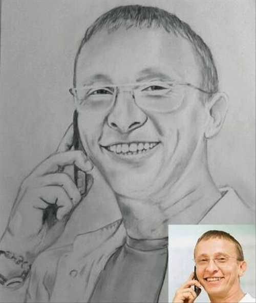 Иван Охлобыстин рисунок