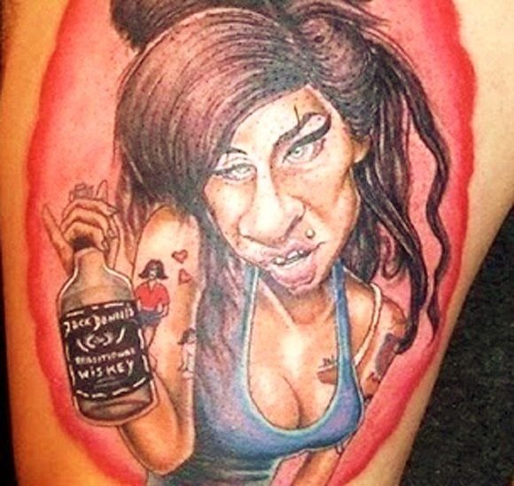 Карикатура Путин в наколках