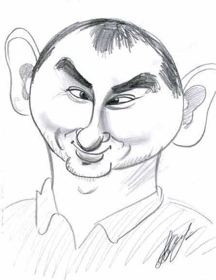 Спортсмен карикатура