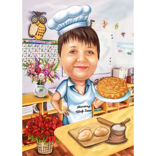 Шарж кондитер