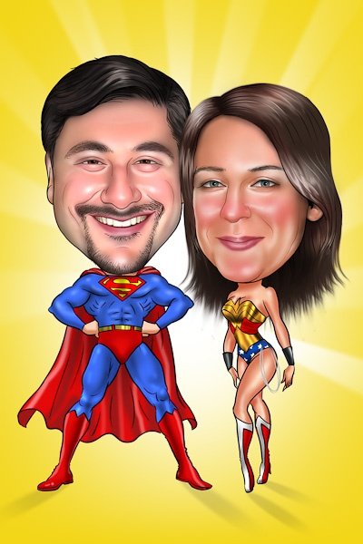 Лысый карикатура