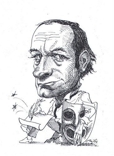 Валентин Гафт карикатура