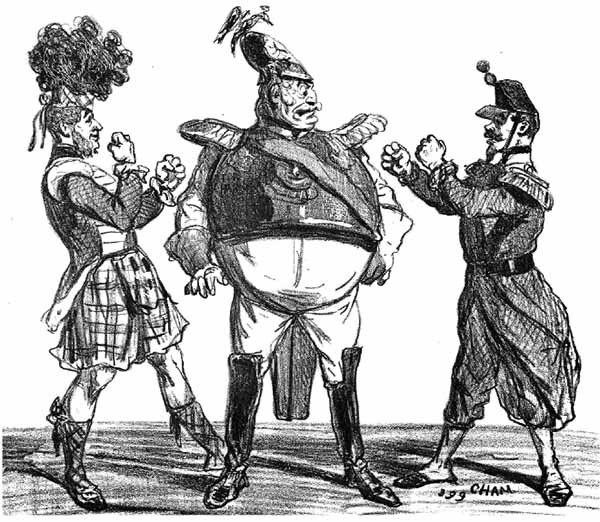 Николай первый Жандарм Европы карикатура